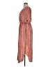 Seven7 100% Rayon Stripes Pink Casual Dress Size XL - photo 5