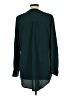 Merona 100% Polyester Teal Long Sleeve Blouse Size L - photo 2