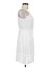 Just Be... 100% Polyester White Cocktail Dress Size M - photo 4