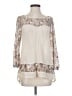 A'reve 100% Polyester Ivory 3/4 Sleeve Blouse Size S - photo 1