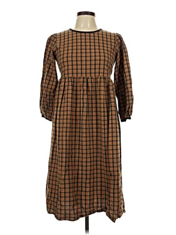 Olive Casual Dress (view 1)