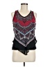 Iz Byer 100% Polyester Burgundy Sleeveless Blouse Size M - photo 1