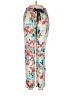 Zara Basic Floral Teal Casual Pants Size M - photo 1