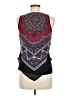 Iz Byer 100% Polyester Burgundy Sleeveless Blouse Size M - photo 2