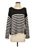 Free People 100% Cotton Stripes Black Pullover Sweater Size XS - photo 1