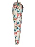 Zara Basic Floral Teal Casual Pants Size M - photo 4