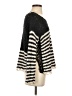 Free People 100% Cotton Stripes Black Pullover Sweater Size XS - photo 4