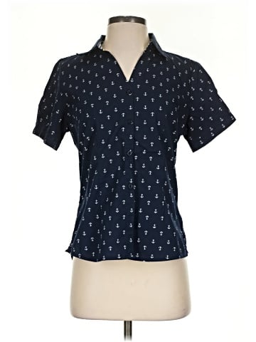 Basic Editions Short Sleeve Blouse (view 1)