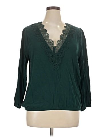 Express 3/4 Sleeve Blouse (view 1)
