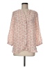 Jachs Girlfriend 100% Polyester Pink 3/4 Sleeve Blouse Size M - photo 1