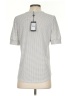 Adrianna Papell Gray Short Sleeve Top Size S - photo 2