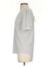 Adrianna Papell Gray Short Sleeve Top Size S - photo 5