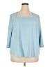 North Style Blue 3/4 Sleeve T-Shirt Size 3X - photo 1