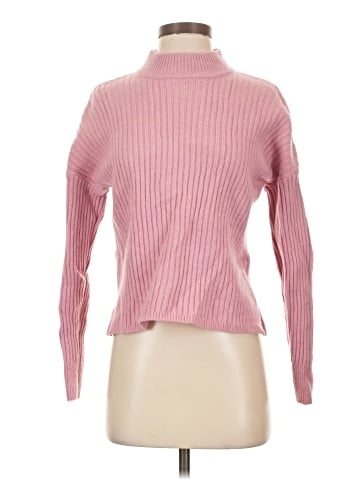 Madewell (Re)sourced Cashmere Ribbed Mockneck Pullover Sweater (view 1)