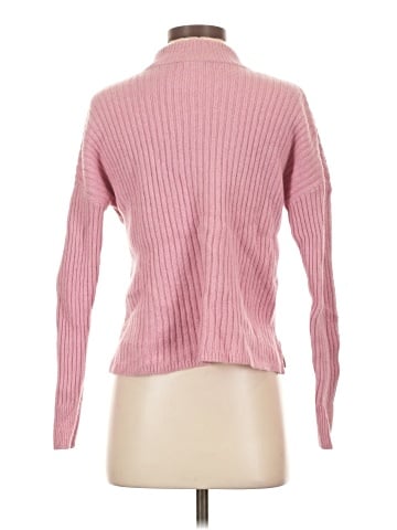 Madewell (Re)sourced Cashmere Ribbed Mockneck Pullover Sweater (view 2)