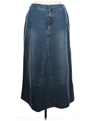Lizwear by Liz Claiborne Denim Skirt (view 1)