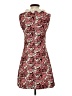 Sandro Floral Burgundy Cocktail Dress Size Sm (1) - photo 2