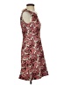 Sandro Floral Burgundy Cocktail Dress Size Sm (1) - photo 4