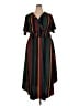 BLOOMCHIC Stripes Green Casual Dress Size 18 - photo 1