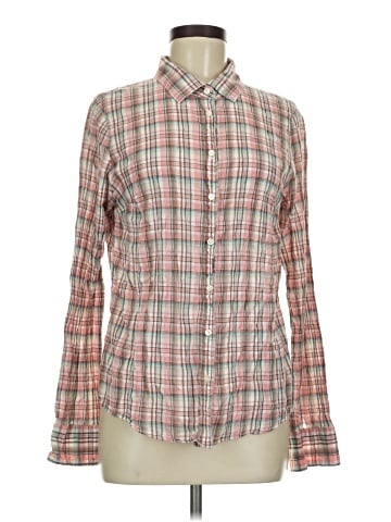 J.Crew Factory Store Long Sleeve Button-Down Shirt (view 1)