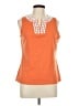 Talbots Orange Sleeveless Blouse Size L - photo 1