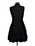 Nine West Solid Black Casual Dress Size M - photo 2