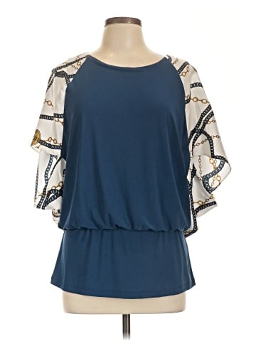 Coco Bianco 3/4 Sleeve Blouse (view 1)