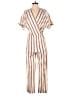 Maje Stripes Ivory Jumpsuit Size EU (FR) 36 / US 4 - photo 1