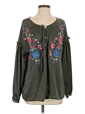Umgee 3/4 Sleeve Blouse (view 1)