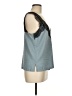 Lovestitch 100% Polyester Gray Sleeveless Blouse Size M - photo 4
