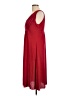 Nine West Solid Red Cocktail Dress Size L - photo 5