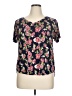 dip Black Short Sleeve Blouse Size XL - photo 1