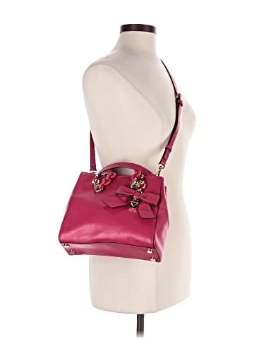 MICHAEL Michael Kors Leather Satchel (view 2)