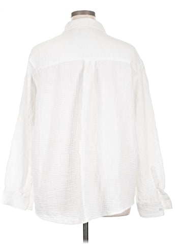 Gap 3/4 Sleeve Button-Down Shirt (view 2)