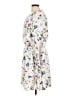 Taylor 100% Polyester Floral Ivory Casual Dress Size 12 - photo 5