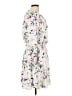 Taylor 100% Polyester Floral Ivory Casual Dress Size 12 - photo 4