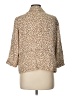 Pendleton Animal Print Tan 3/4 Sleeve Blouse Size L - photo 2