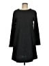 Adrienne Vittadini Solid Gray Casual Dress Size M - photo 1