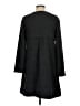 Adrienne Vittadini Solid Gray Casual Dress Size M - photo 2