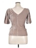 Free People Brown Short Sleeve Top Size XL - photo 2
