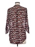 Lush 100% Polyester Blue 3/4 Sleeve Blouse Size M - photo 2