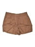 Express Solid Brown Khaki Shorts Size 12 - photo 1