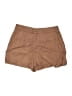 Express Solid Brown Khaki Shorts Size 12 - photo 2