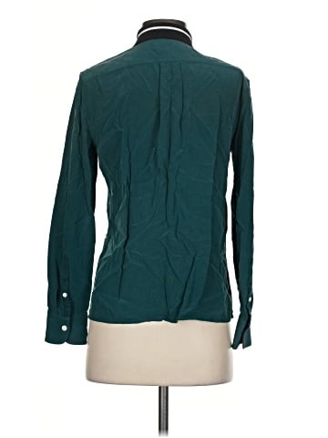 Rag & Bone Long Sleeve Silk Top (view 2)