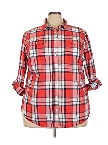 St. John's Bay Long Sleeve Button-Down Shirt (view 1)