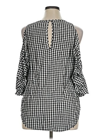 Karen Kane 3/4 Sleeve Blouse (view 2)