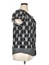 Faded Glory 100% Rayon Black Short Sleeve Blouse Size XL - photo 4