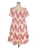 Torrid Paisley Pink Cocktail Dress Size 2X Plus (2) - photo 1