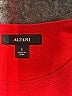 Alfani Black Red Pullover Sweater Size S - photo 7