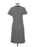 Talbots Stripes Gray Casual Dress Size M - photo 2